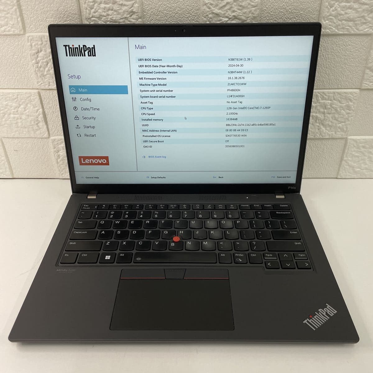 Lenovo ThinkPad P14s Gen 3