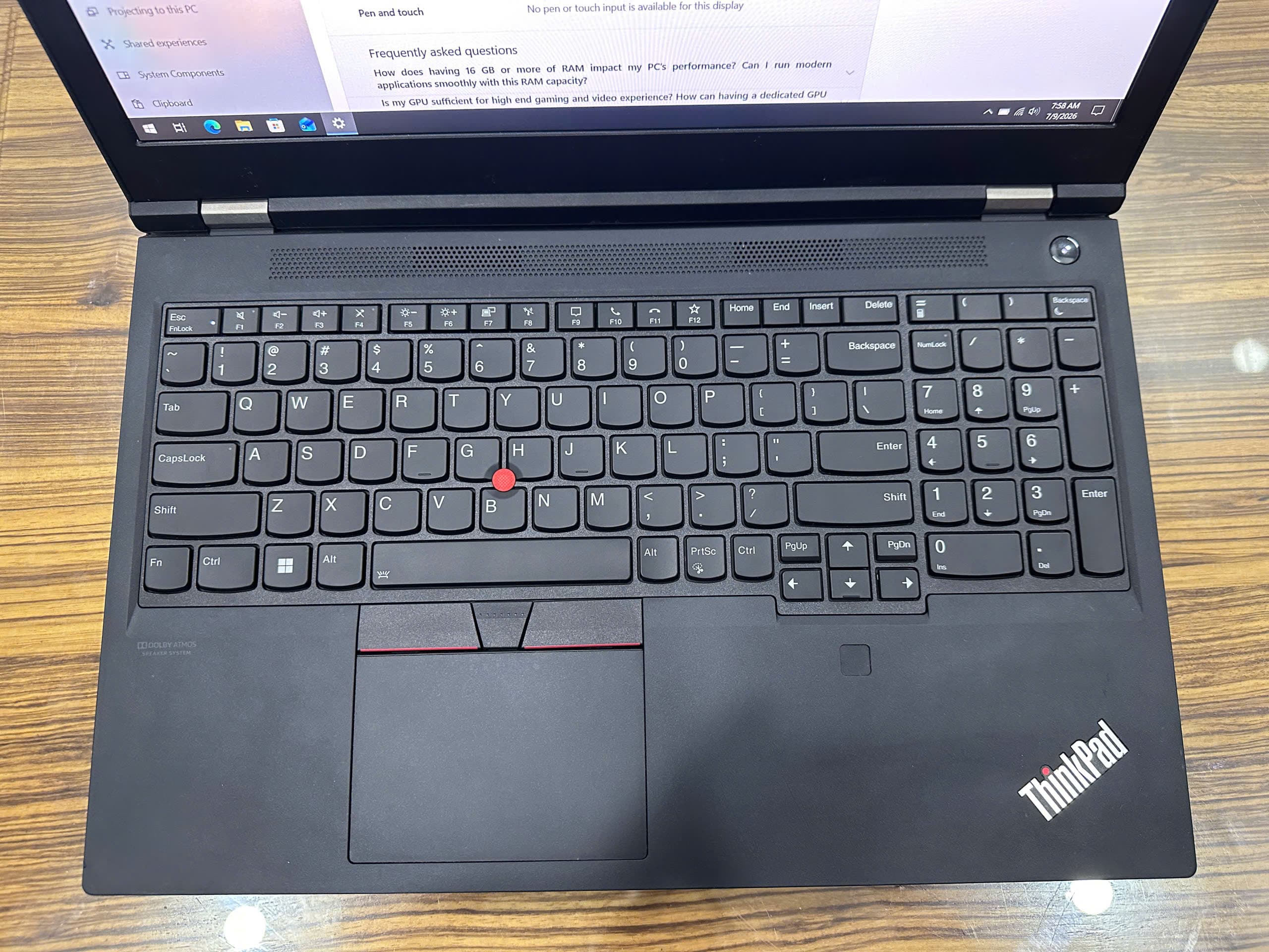Lenovo Thinkpad P15 Gen 1 (2020) thumbnail 6