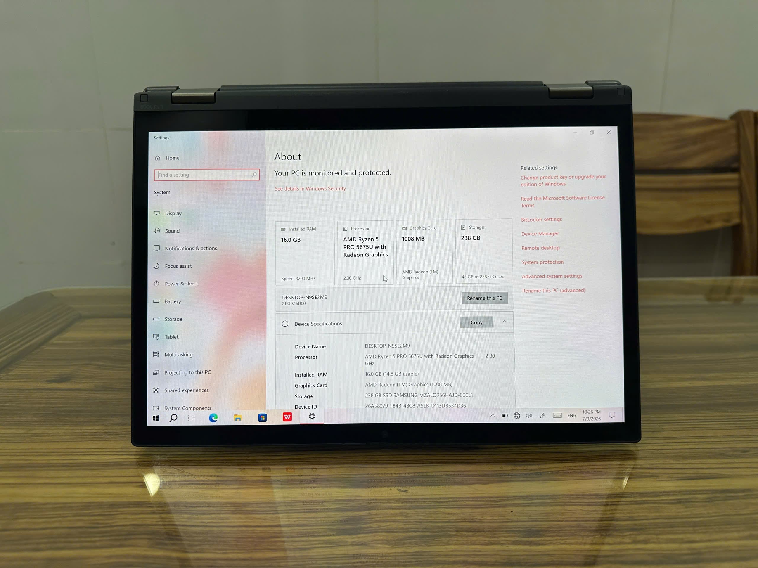 Lenovo ThinkPad L13 Yoga Gen 3 AMD thumbnail 2