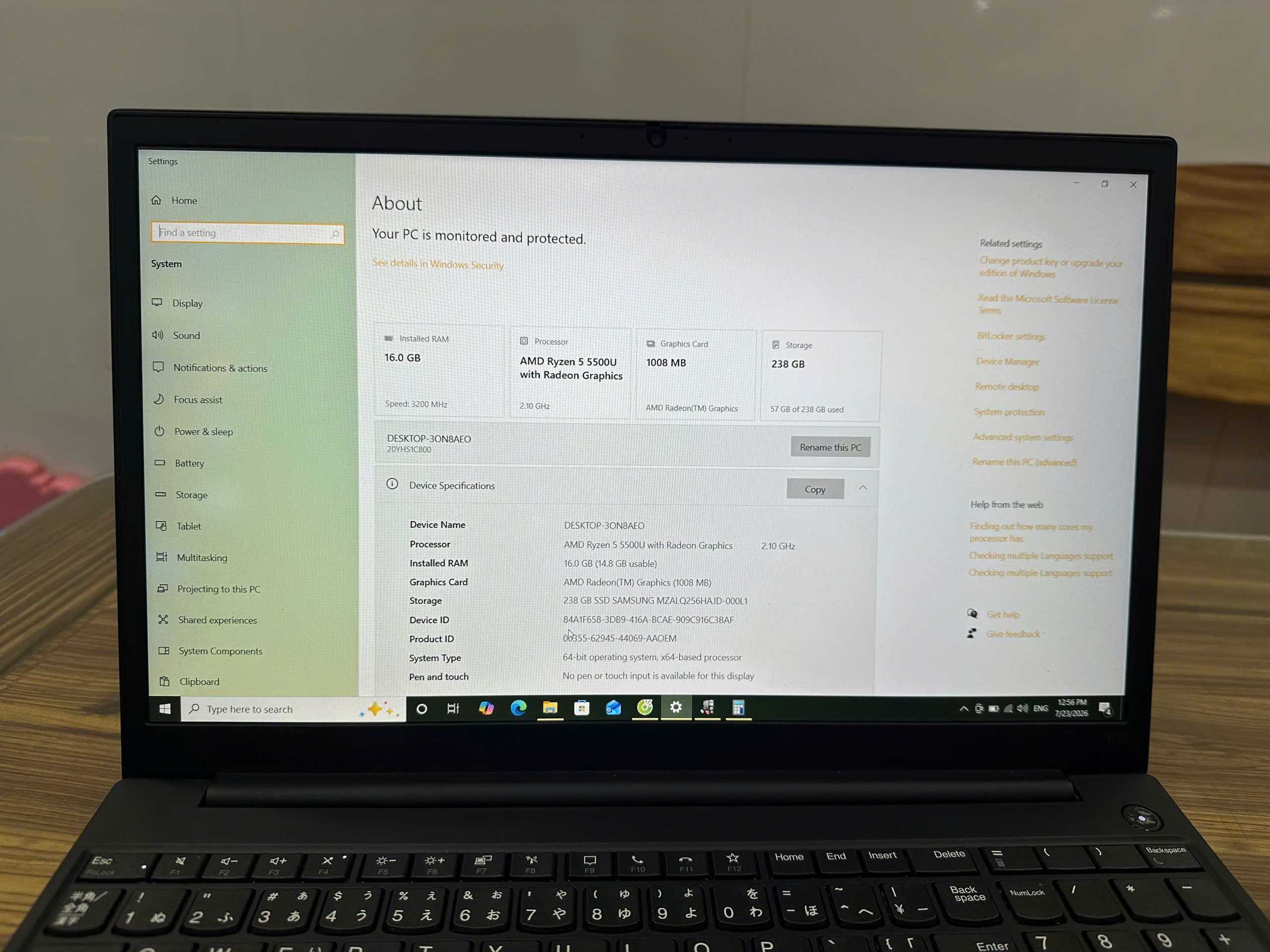 Lenovo ThinkPad E15 Gen 3 thumbnail 6